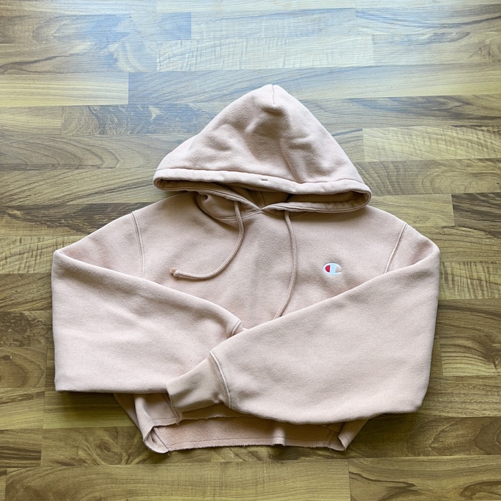 Cropped champion hoodie